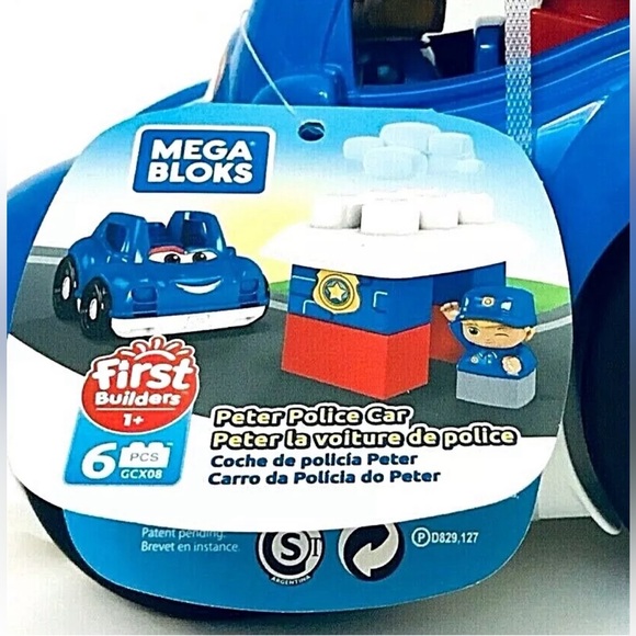 โฅ๏ธ FREE with any purchase ๐๐ฝ Fisher-Price ๐๐ Mega Bloks Peter Police Car - Picture 6 of 14